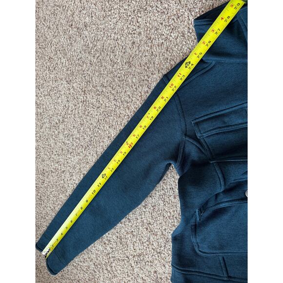 Patagonia Womens Better Jacket Knit Fleece Jacket Cargo Pockets Dark Teal Gorp - Picture 4 of 6